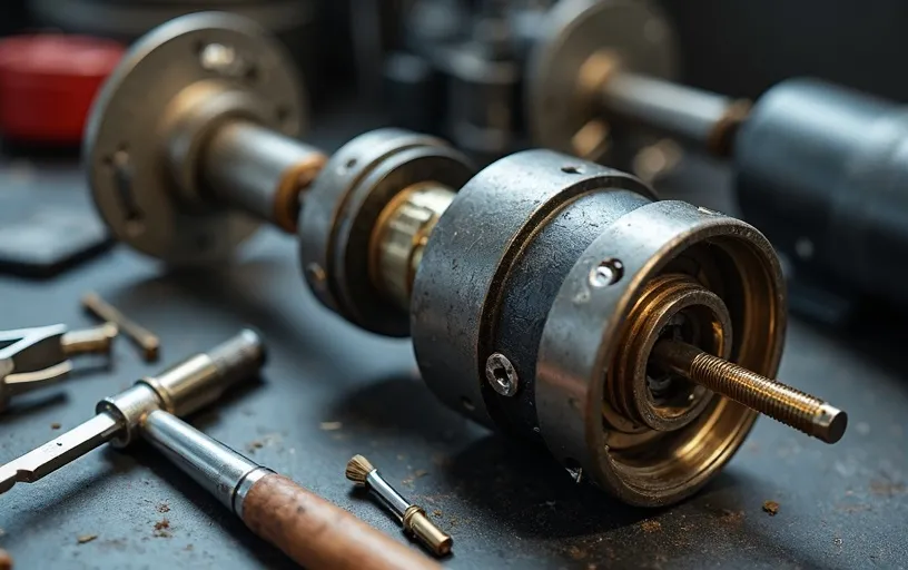 Ignition cylinder components for repair vs replacement decision